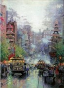 Thomas Kinkade San Francisco Embellished Cross Stitch Kit - набор для вышивки крестом Candamar Designs