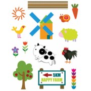 Набір прозорих штампів для скрапбукінгу 4207CS