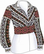 Схема для вышивания женской вышиванки Традиция 2813