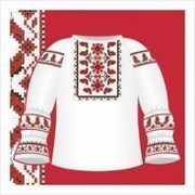 Схема сорочки цветная для Девочки СД1-001