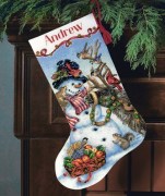 Сапог Снеговик 08866 DIMENSIONS Snowmen Gathering