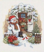 Dimensions 08817 Садовый снеговик / Garden Shed Snowman
