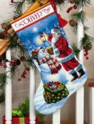 DIMENSIONS 08952 Набор вышивки Чулок Светящейся праздник