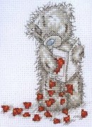 Teddy Набор для вышивания крестом Anchor Маленькие Сердца
