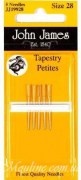 Набор коротких гобеленовых игл № 28 John James JJ19928