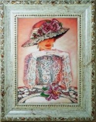Вышивка бисером - Схема на ткани для вышивания бисером, Краса і творчість 41209 Тайна