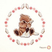 Набор для вышивания Vervaco VB34 Застенчивый мишка