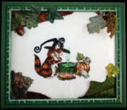 Набор для вышивания NIMUЁ 104K Ведьма