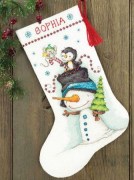 08937 Набор для вышивания Чулок DIMENSIONS Веселое три