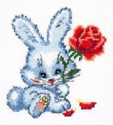 Набор для вышивки Чудесная Игла Зайчишка 18-48