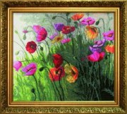 Набор для вышивки крестиком Чарівна Мить 418 Маковое поле 