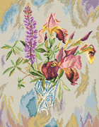 Набор для вышивания РТО M178 Ирисы и люпины