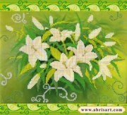Схема для вышивки бисером Лилии AC-105 (рисунок на холсте)
