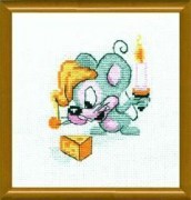 Набор для вышивки крестиком Чарівна Мить 310 Мышонок
