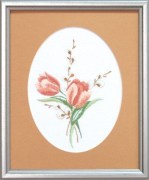 Набор для вышивания гладью ГЛ-014 Тюльпаны