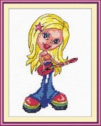 Набор для вышивки крестом детская Чудесная Игла Блондинка 35-03ЧИ
