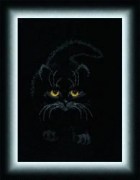 Набор для вышивания Чарівна Мить М-142 Котик черный 