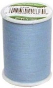 Нитки швейные 100% polyester, голубые