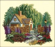 Набор для вышивания РТО R198 Коттедж с ивами
