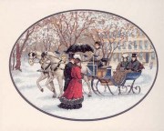 Набор для вышивания DIMENSIONS 35053 Зимнее впечатление