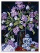 20067 Набір для вишивання (гобелен) DIMENSIONS Tulips & Lilacs "Тюльпани та бузок"