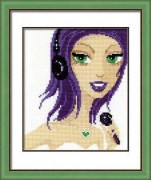 Набор для вышивания Риолис 1012 Девочка-Караоке