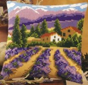 PN-0008637 Набір для вишивання хрестом (подушка) Vervaco Provence "Прованс"