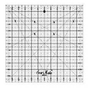 Линейка квадрат для пэчворка и рукоделия