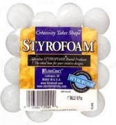 Шары из пенопласта маленькие BA104H