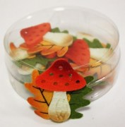 Декоративные украшения из фетра Гриб