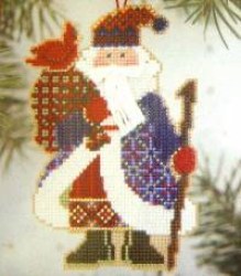 Mill Hill MHAS15, Набір для вишивання Cardinal Santa / Санта