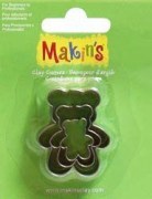Набор для лепки Makin’s набор каттеров Медведь 3 шт 36011