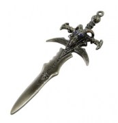 Подвеска Меч 1178 черный металл