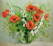 Ткань с рисунком для вышивания бисером от Марички РКП-013