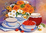 Канва с рисунком для вышивания бисером Маричка РКП-020