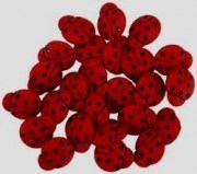 Декоративные пуговицы Божья коровка 1859