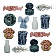 1770 Dress It Up Декоративні ґудзики. Кошкині речі