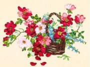 Набор для вышивки лентами Ribbon Embroidery Витиеватый аромат