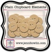 Высечки Пуговицы CP709 для скрапбукинга