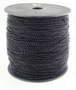 Бисерный шнур черный