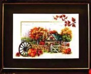 Набор для вышивания крестиком Доме 70503 Осенняя тропинка