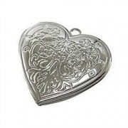 Ажурный медальон Сердце бижутерный