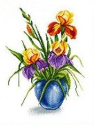 Набор для вышивания Русский фаворит ЦВ-049 Ирисы 