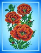 Набор для вышивки бисером ЧВ-3035 Букет маков