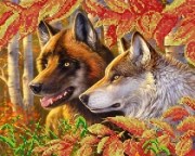 Рисунок на атласе для вышивания бисером А-строчки