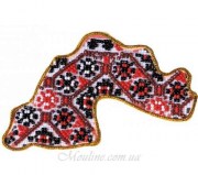 Набор для вышивания бисером от Абрис Арт Магнит по области Украины АМК-004