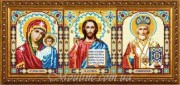 Схема для вышивания бисером Повна скриня Образ Святой Николай АР 2053
