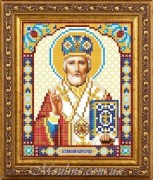 Схема для вышивания бисером Повна скриня Образ Святой Николай АР 2053