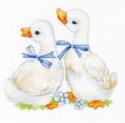 Вышивка крестом Лука-С Гуси B1140