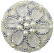 Набор для изготовления броши Чарівна Мить БП-196 Жемчужные лепестки